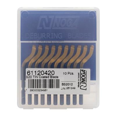 NOGA afgrater klinge BS2012 S20 V/H HSS-TIN (62-64Rc)